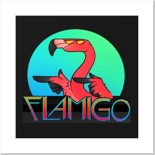 FLAMIGO Posters and Art